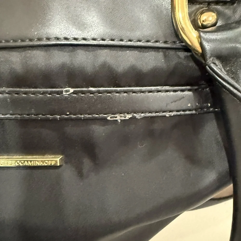 REBECCA MINKOFF Black Knocked Up Baby Bag /Overnight Bag See Photos
